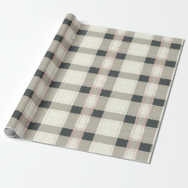Urban Chic Tartan Wrapping Papper Presentpapper