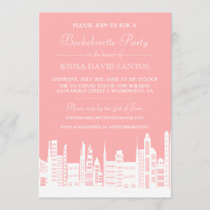 Urban City Bachelorette Party Inbjudan