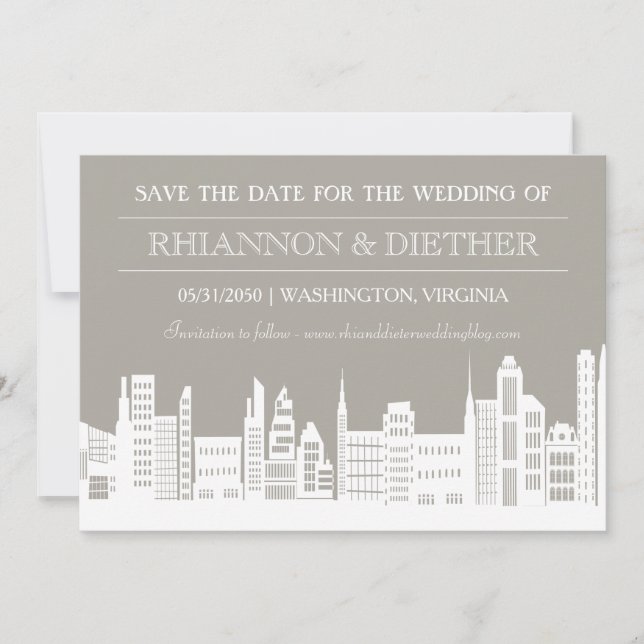 Urban City Sparar datumen Spara Datumet (Framsida)