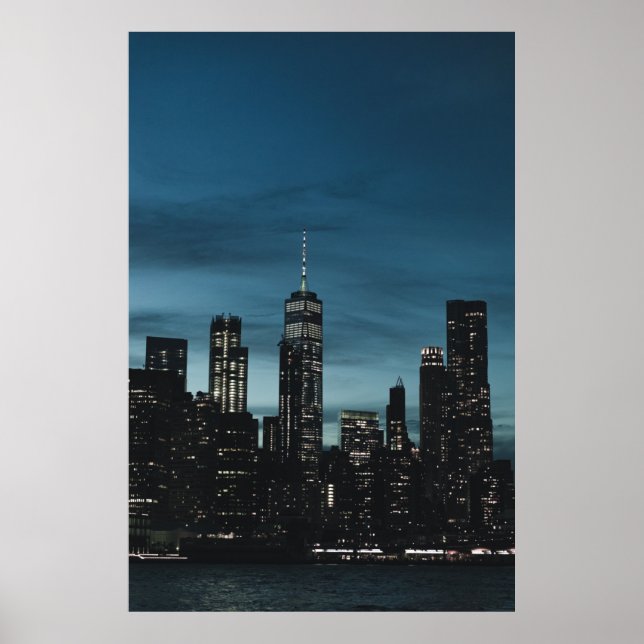 URBAN CITY UNDER NATT POSTER (Framsidan)