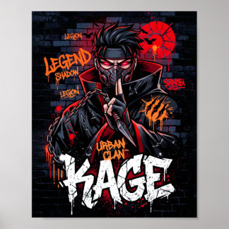 Urban Clan Kage Ninja Affisch