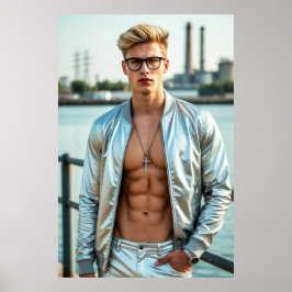 Urban Confidence – Metallisk Stil Affisch