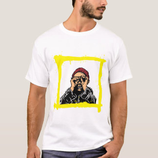 Urban Cool Kille med Solglasögon T-Shirt - Pop Art