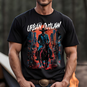 Urban Cowboy Graffiti T-Shirt   Edgy gatuströmmar