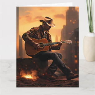 Urban Cowboy Grattis på födelsedagen GREETING CARD Kort