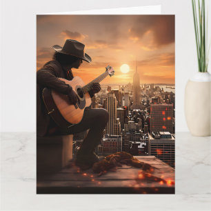 Urban Cowboy Grattis på födelsedagen GREETING CARD Kort