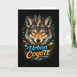 Urban Coyote Helgkort
