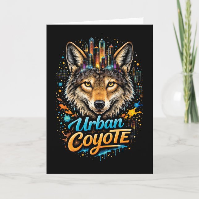 Urban Coyote Helgkort (Framsida)