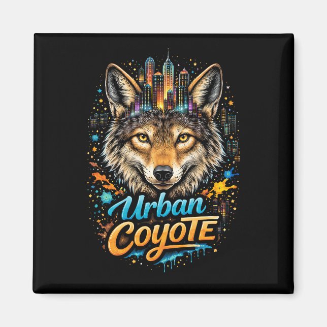 Urban Coyote Magnet (Framsidan)