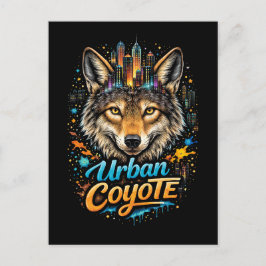 Urban Coyote Vykort