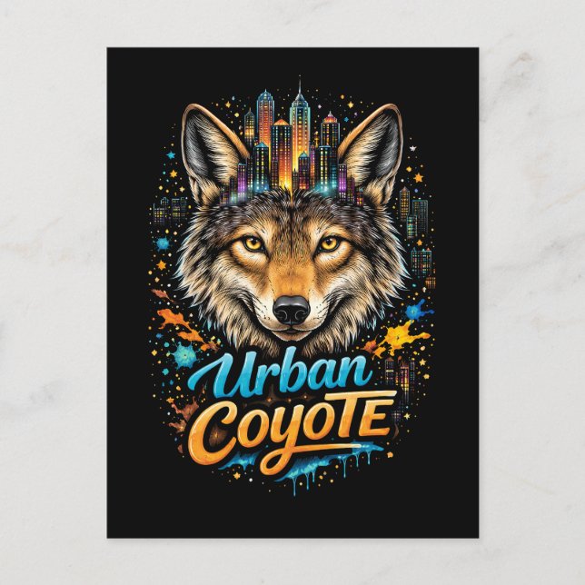 Urban Coyote Vykort (Framsida)