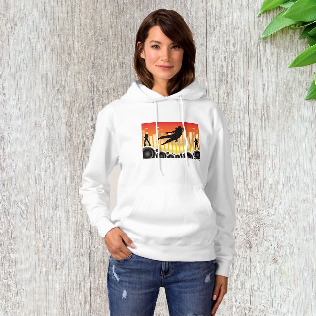 Urban dansfest Silhuett med högtalare T Shirt (Skapare uppladdad)