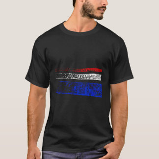 Urban Design för Rand i Amerikanska Flagga T Shirt