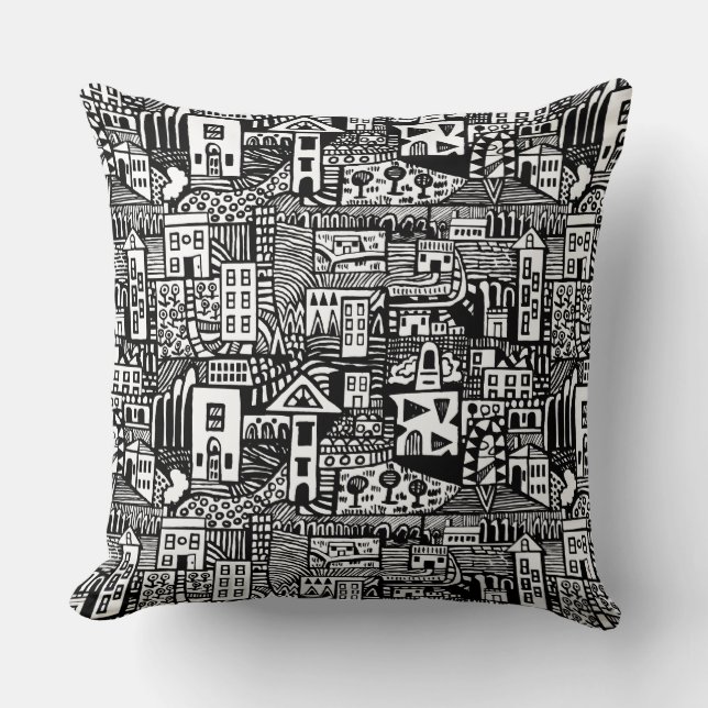 Urban Dream - Black Kudde (Framsida)