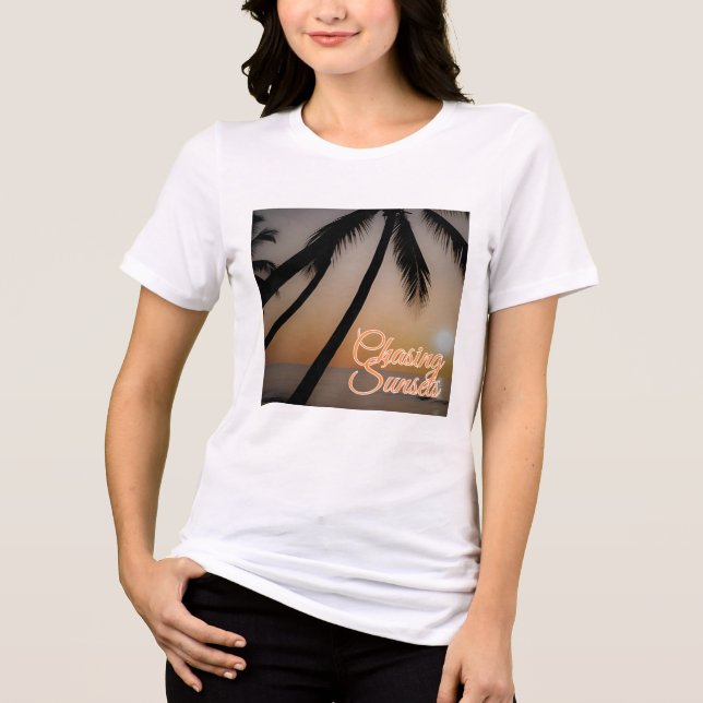  Urban Dreams By Ahmed T-Shirt – Tropical Sunset & (Framsida)