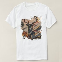 Urban Drift Deer • Höstcollage Streetwear T Shirt