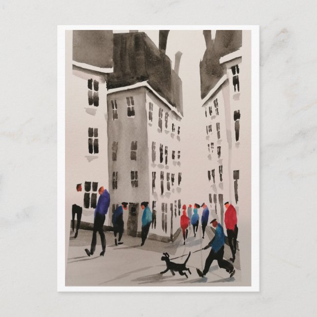 Urban Dwellers Art Postcard7-vykort Vykort (Framsida)