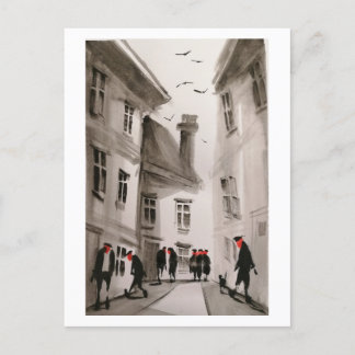 Urban Dwellers Art Postcard 12 Vykort