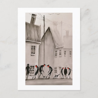 Urban Dwellers Art Postcard 13 Vykort
