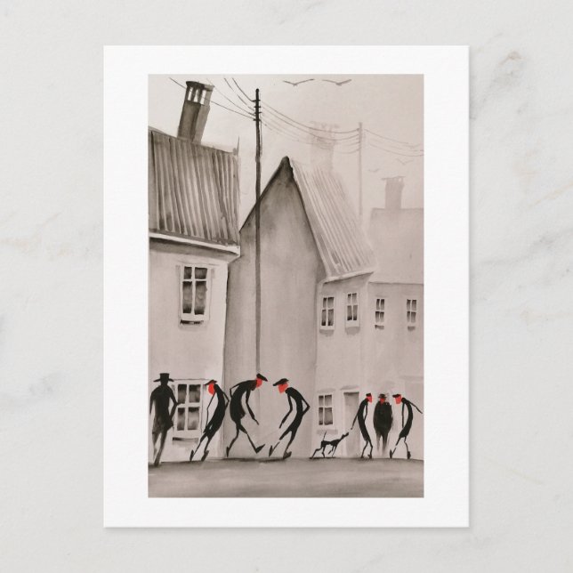 Urban Dwellers Art Postcard 13 Vykort (Framsida)