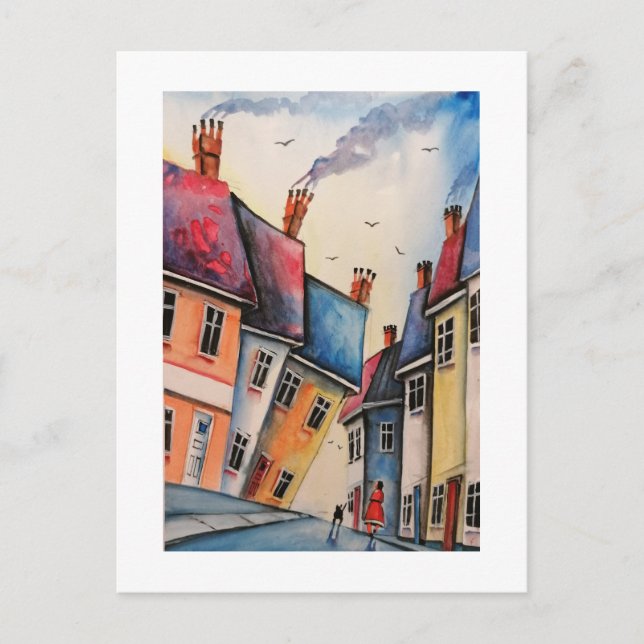 Urban Dwellers Art Postcard 5 Vykort (Framsida)