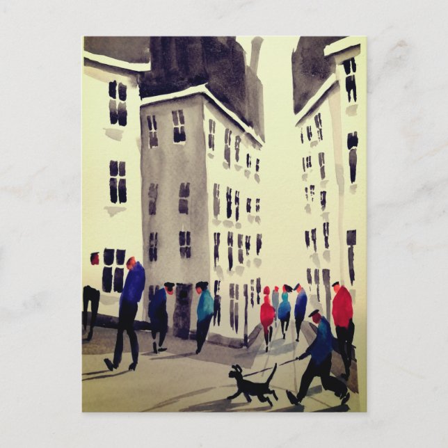 Urban Dwellers Art Postcard Vykort (Framsida)