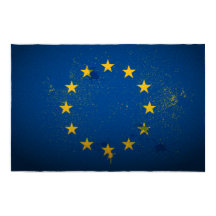 Urban European Union Poster Flagga