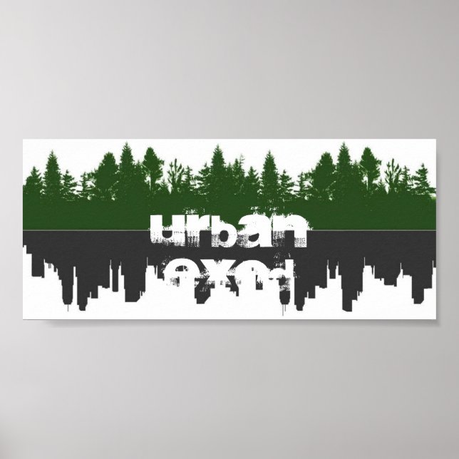 Urban Exodus - Poster i Spegel (Framsidan)