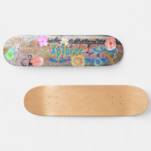 Urban Explorer Graffiti Inspirerad Skateboard