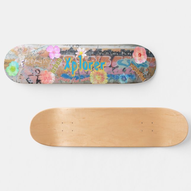 Urban Explorer Graffiti Inspirerad Skateboard  (Horz)