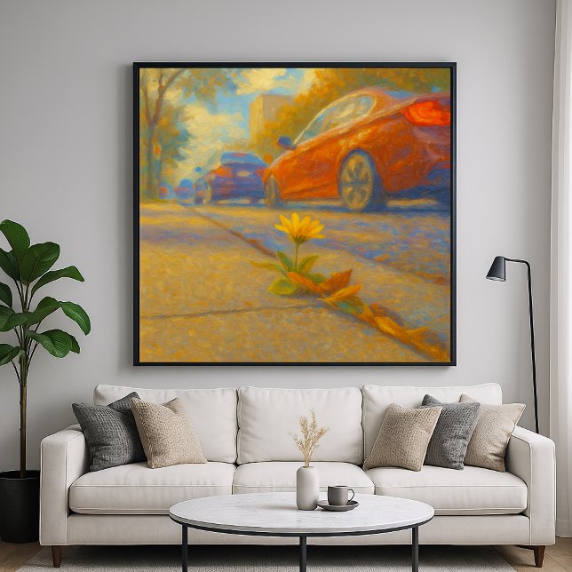 Urban Flower - Pastel Painting Stil Art Poster (Skapare uppladdad)