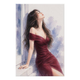 URBAN FLUID ELEGANCE — Morning Serenity Poster Perfect Poster