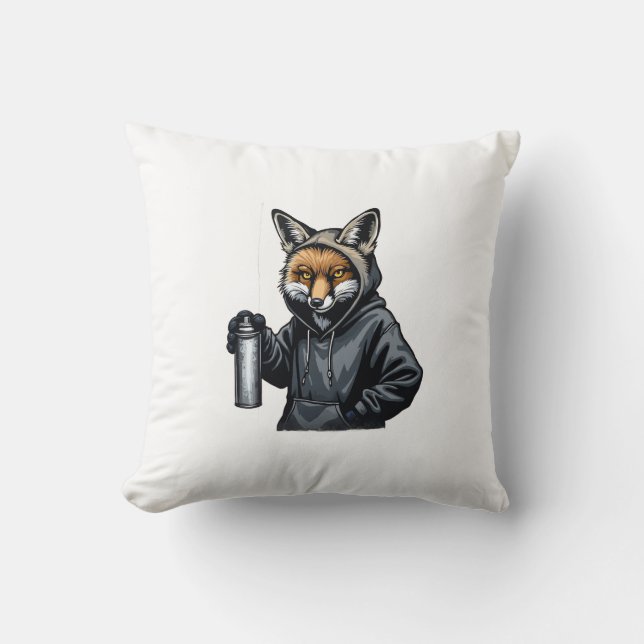 Urban Fox Tagger Kudde (Framsida)