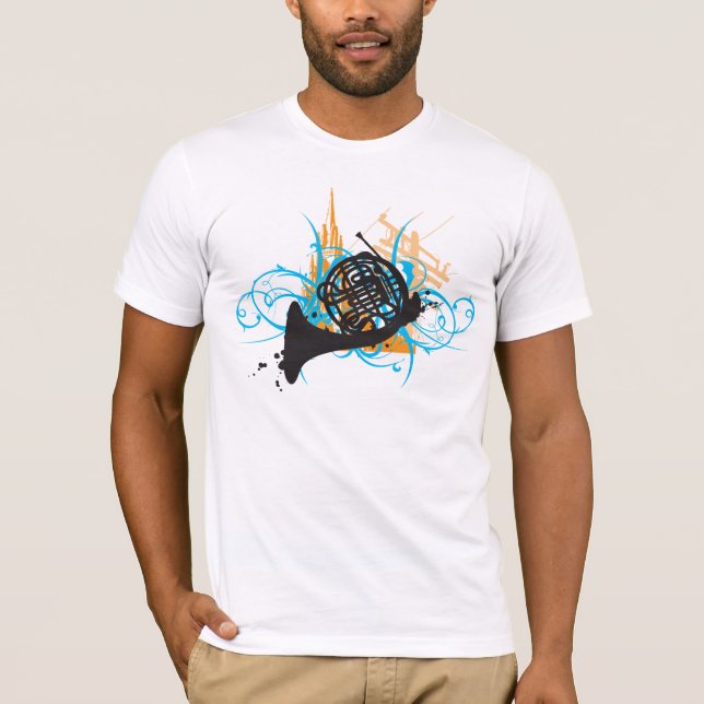 Urban Fransk Horn Shirt Tröja (Framsida)