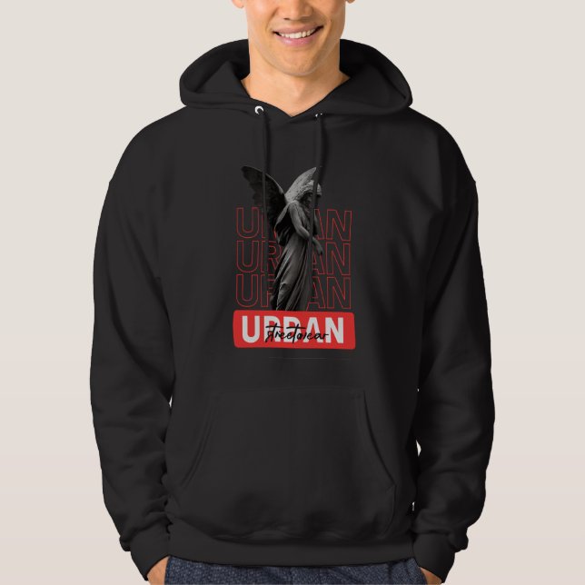 URBAN FREEDOM - Påstående Streetwear Hoodie (Framsida)