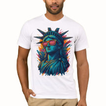 Urban Frihetsgudinnan Streetwear T-Shirt - NYC