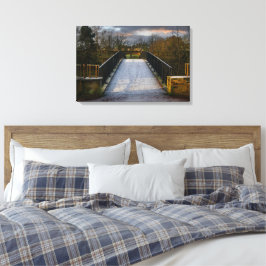 Urban Frosty Footbridge, Bradford Canvastryck