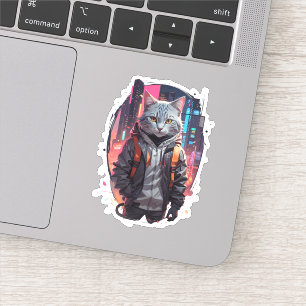 Urban gata katt design klistermärken