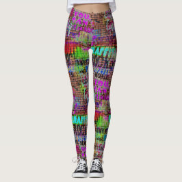 Urban gata konst Graffiti Leggings