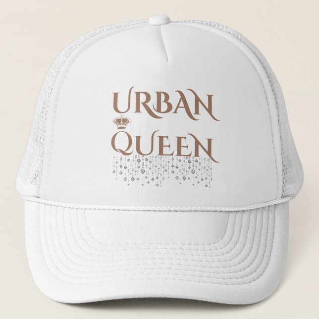 URBAN GEM GRÅ ORANGE NYLON SKUM KVINNLIG  KEPS (Framsida)