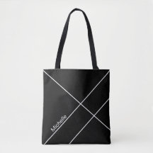 Urban Geometrisk Svart Monogram