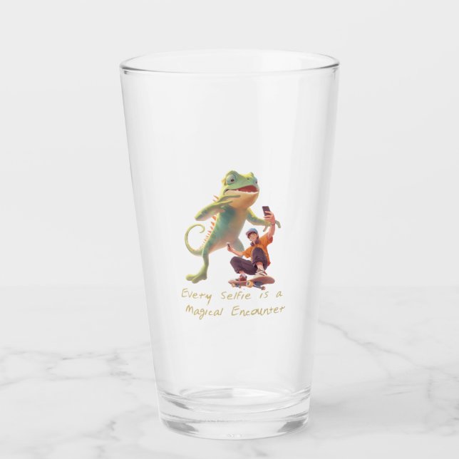 Urban Glide - Selfie med Giant Chameleon Glaskopp (Framsida)