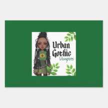 Urban Gothic Vampires Gift Wrap 9