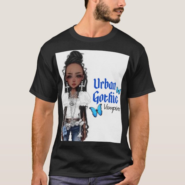 Urban Gothic Vampires Shirt 11 T Shirt (Framsida)