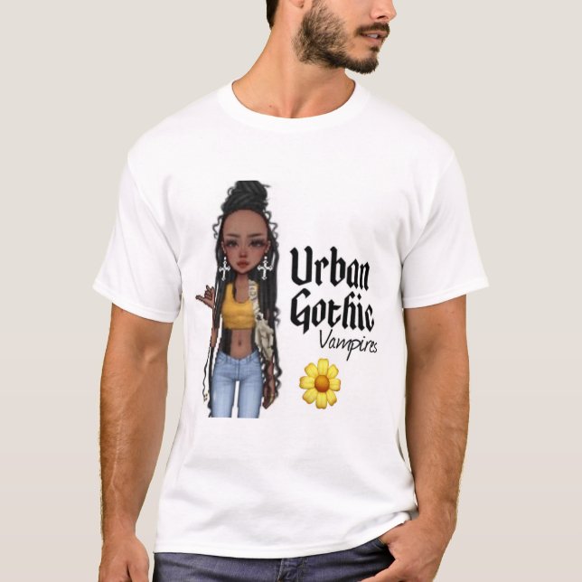 Urban Gothic Vampires Shirt 5 T Shirt (Framsida)