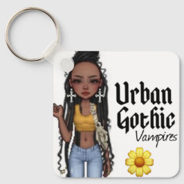 Urban Gothic Vampres Keychain 2 Nyckelring