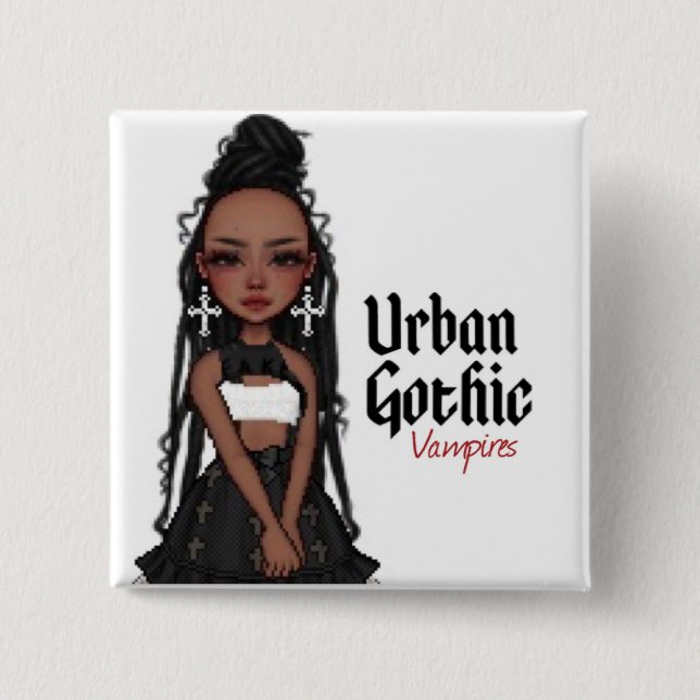 Urban gotiic Vampires Pin 1 Knapp (Framsida)
