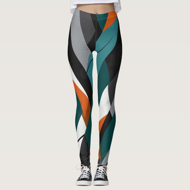 Urban graffiti art leggings (Framsida)