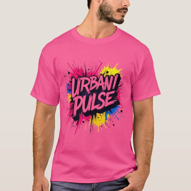 Urban Graffiti Art T Shirt (Framsida)