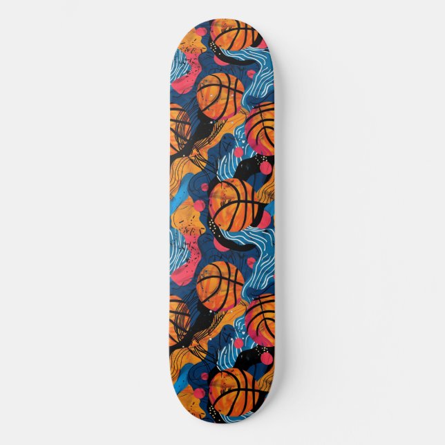 Urban Graffiti Basketball Skateboard (Framsida)